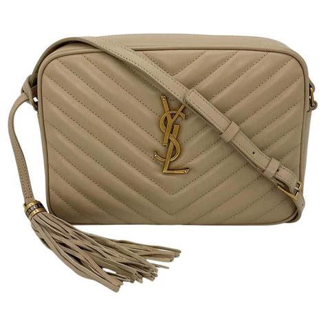 ysl lou black camera bag|lou camera bag dark beige.